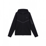 Nike Sportswear Tech Fleece Windrunner Kapuutsiga &Uuml;hev&auml;rviline Mugav Moodne Jakk Meeste Jakk Must HV0950-010 XXL