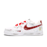 Nike Court Vision Cinnabar Tihendatud Nahast Kerged Ja Hingavad Madalad Lumelaua Kingad Meeste Valge/Punane/Kuldne DH2987-101(Team646-) 43 white