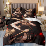 Spy X Family 3D-tr&uuml;kiga anime-tr&uuml;kiga voodikomplekt tekikott padjap&uuml;&uuml;r voodipesukomplekt voodipesu lina tekk kate t&auml;issuurus queen-suurus king-suurus 135x200cm