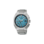Seiko 100 meetrit veekindel p&auml;ikesetoitega liikumine titaanist rihm 41,2 mm meeste k&auml;ekell sinine sihver SSJ027J1 sinine