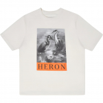 HERON PRESTON S&uuml;gis/Talv22 NF Heron BW T-s&auml;rk 'Valge Must' Meeste HMAA032C99JER0030110 XS