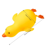 Jumbo kollane part squishy m&auml;nguasi Armas hani Pigistatav Stressileevendus Venitatav Loom Fidget Kingitus t&auml;iskasvanutele ja s&otilde;pradele