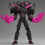 8-tollise T13 Titan Demon Mecha tegevuskuju 3D-prinditud mitme liigendiga liigutatav robotimudel 5 v&auml;rvi m&auml;ngus&otilde;pradele ja Halloweeni kaunistuseks