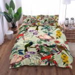 Eksootiline aia voodipesukomplekt King Queen Twin Single Suurus Tekikate Padjap&uuml;&uuml;rid Voodipesu komplekt 140x200cm