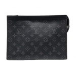 [Kasutatud] Louis Vuitton Pochette Voyage MM 'Must Monogram Eclipse L&otilde;uend' - V&auml;ga Hea #19KLKAJ ONE SIZE