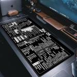 Mac Os Otseteedude T&scaron;ehhileht Word Excel XXL Hiirematt Macile Kiirviide Klaviatuuri Otsetee Libisemiskindel Kummist Alus Hiirematt 900x400x3mm black