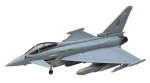 Hasegawa Kuninglike &Otilde;huj&otilde;udude Eurofighter Typhoon Plastikmudeli Komplekt E40 1/72 &Uuml;hekohaline gray