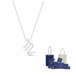Swarovski Zodiac II Skorpion Metallist T&auml;hekuju Kaelakee Naistele H&otilde;bedane F-Original Brand Box And Bag h&otilde;be