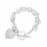 TIFFANY &CO Return to Series S&uuml;damekujuline Silt N&otilde;elpandlaga 925 H&otilde;bedast K&auml;ev&otilde;ru Naiste H&otilde;be 31406463-H&otilde;be F h&otilde;be
