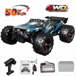 1:16 85KM/H V&Otilde;I 50KM/H 4WD RC Auto LED-iga Puldiautod Kiire Drift Monster 4x4 Veoauto Lastele vs Wltoys 124017 M&auml;nguasjad gray