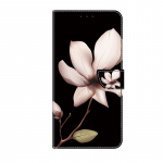 Klapitav nahast &uuml;mbris iPhone 6 7 8 X XS XR 11 12 Pro Max jaoks 3D Moodne lillemuster V&auml;rvitud rahakott iPhone 6 7 8 Plus jaoks Funda iPhone 12 12 Pro magnoolia v&auml;rvi
