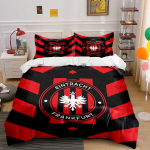 Eintracht Frankfurt Voodipesukomplekt Voodipesu Tekikoti Komplekt Tekikott Padjap&uuml;&uuml;rid   (1 * Tekikott 2 * Padjap&uuml;&uuml;ri, ilma tekita) 135x200cm