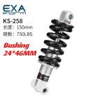 150mm 160mm 155mm Vedrustusamort Exa Form Mtb Tagumine Vedruga Amort Kompressiooniamort T&otilde;ukeratta M&auml;gi Elektrijalgratta jaoks 258 150MM 750P black