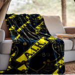 Aik Crest Tekk V&auml;litekk Flanellist Telkimiseks, Matkamiseks, Aiapidudeks, Pikniku H&auml;davajalik, kingitus perele ja s&otilde;pradele 130x150cm
