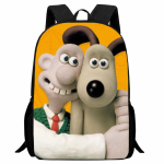 Tr&uuml;kitud Wallace & Gromit Koolikott, Algkooli Multikakujuline Moodne Vabaajaseljakott 16inch backpack orange