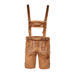 Meeste saksa baieri Oktoberfest Lederhosen koos traksidega M pruun
