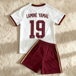 Lamine Yamal 19 Jalgpallis&auml;rk ja l&uuml;hikesed p&uuml;ksid Komplekt 16 white