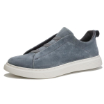 Meeste vabaaja hingavad slip-on kingad: Suurused 37-46, Pehme Tald, Sidumata Nahast Kingad 39 hall