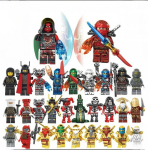 Fantoommadu Ninja ehitusklotside komplekt 61045 11414 Minifiguuri m&auml;nguasjakomplekt Ninja tegevuskuju Hariduslik pusle Kingitus 24-piece set B