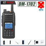 Baofeng DM-1702 Openg GD77 GPS Kahe režiimiga Analoog ja Digitaalne Walkie Talkie Tase 1+2 Kahe ajapilu VHF 136-174 UHF DM-1701 Uuendatud BRITISH
