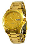 Seiko 5 SNKK98K1 Meeste k&auml;ekell Automaatne Kuldne sihver kuld
