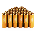 60/50mm Rattapoldid M14 X 1.5/M12 X 1.5 20 tk/komplekt Autode Kujundus Alumiiniumist V&otilde;idus&otilde;idu Rattapoldid Kruvid Anodeeritud Rattapoldid brown