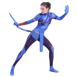 Laste Halloweeni Cosplay Kost&uuml;&uuml;m Unisex Poistele T&uuml;drukutele Pikkade Varrukatega T-s&auml;rk Ja P&uuml;ksid Komplekt Peokost&uuml;&uuml;m Peole Karnevalile P&uuml;hadeks adult 160cm blue