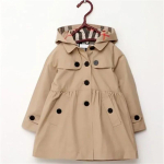 T&uuml;drukute tuulejoped Riided &Uuml;ler&otilde;ivad S&uuml;gis Laste riided Laste mood Khaki kapiga trench-mantel Jope T&uuml;druk 160cm beige