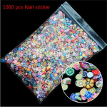 1000 tk 3D puuviljaloomad Fimo Slice Clay DIY k&uuml;&uuml;nekunsti n&auml;pun&auml;ited kleebise kaunistus