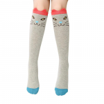 Baby Kids Cartoon Print puuvillased sokid