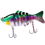 Kalap&uuml;&uuml;gi Jig 1tk Mitmev&auml;rviline lant P&uuml;&uuml;gipeibutis Segment Hard Bait Aeglane Kunstlant Crankbait 1 mitmev&auml;rviline