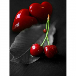 Huacan 5D DIY Teemantmaaling Roos Teemantmosaiik Tikand N&auml;put&ouml;&ouml; Ristpiste 30*40 cm