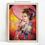 Tee isetehtud teemantmaali pildid rhinestones teemanttikandid lastele ristpistes 20X30