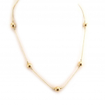 Les Tr&eacute;sors De Lily [L4581] &ndash; kullatud kaelakee &bdquo;Chor&eacute;ographie&rdquo; (8 mm) kuld