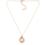 Les Tr&eacute;sors De Lily [M8899] - kullatud kaelakee  Sissi  valge kuld - 22x18 mm kuld