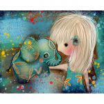 Multifilm, elevant, kodukaunistus Teemanttikandid 5D DIY t&auml;isristpistes 20X30CM