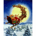 Teemanttikandid J&otilde;uluvana t&auml;isvaigust kivimosaiik Teemantmaal ristpistes 20X30CM