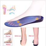 EVA T&auml;iskasvanute lamedate jalgade ortopeedilised sisetallad Kaart toetav ortopeediline sisetald jalgade tervisehoolduspadjakeseks XS