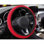 Auto rooliratta katte hingavus Libisemiskindlad autokatted Decor Car Styling punane