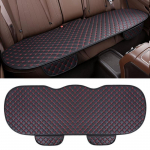 Luksusauto nahast istmekate Must autopadja kate Universaalne autopadja autoosad 1 Pack Rear Seat