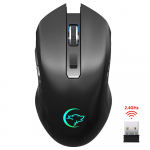 YWYT G851 2,4 GHz juhtmeta hiir Laetav vaigistatud hiir Ergonoomiline v&auml;rvilise valgusefektiga hiir