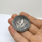 Briti kuninganna Victoria pronksmedali 1887. aasta m&uuml;ndi koopia Briti punase draakoni m&uuml;ntide vanaaegsete m&uuml;ntide kollektsioon 1pcs