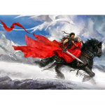 5D DIY Diamond Painting Knight Embroidery Square / Round Diamond Cross Embroidery Teemantmosaiikmaalide kaunistus kingitus Full Square (20X30CM)