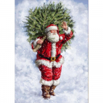 DIY lumememm 5D teemantmaal, t&auml;isring puur multikas J&otilde;uluvana teemanttikandid mosaiikvaigust j&otilde;ulukingitus kodukaunistus Full Round 20X30CM