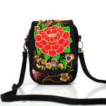 Moodne reisitelefoni rahakott Riiklik l&otilde;uendist &otilde;lg V&auml;ike vintage Boho etnilise tikandiga kott naistele Lilleline reisikott