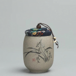 Tea Caddy Puer Crude Pottery jaoks kaasaskantavad reisipurgid Portselanist keraamiline kanister Kung Fu s&auml;ilituspurk B