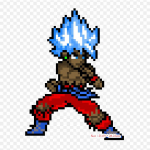 Paigad Riietele Kotile Triigitavad Termokleebised Goku Piksel Goku Super Saiyan Mustriga Pestavad Soojus&uuml;lekanne