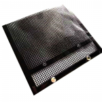 Mittenakkuv v&otilde;rgust grillikott Korduvkasutatav BBQ v&otilde;rgust grillikott v&auml;ljas grillpikniku t&ouml;&ouml;riistad grillitarvikud 24x14cm must