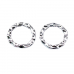 10 tk Circle Charms Diy Charm Antiik h&otilde;bedane v&auml;rv 17X17mm