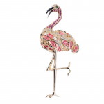 Blucome Delicate Pink Bird Prossi emailn&otilde;elad naistele Meeste &uuml;likonnamantli Hijiab Pins roosa